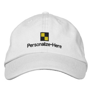 Brodée Drapeau nautique "L" Casquette personnalisé du bat