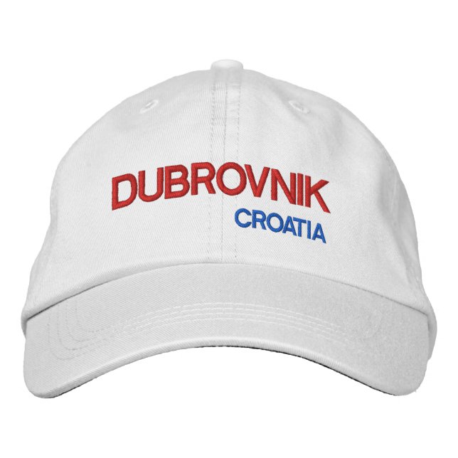 Brodée Dubrovnik, Croatie* Casquette Dubrovnik Hrvatska k (Devant)