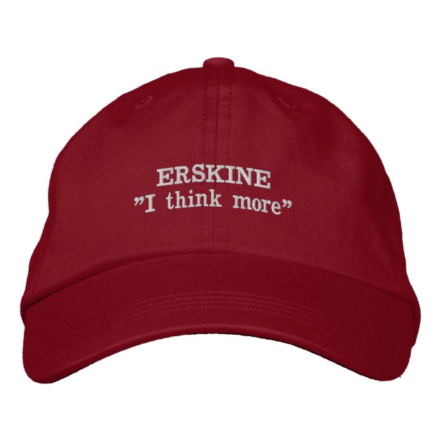 Brodée Erskine Clan Motto Casquette brodé (Devant)