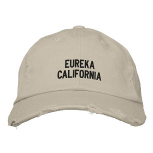 Brodée Eureka, Californie Casquette de baseball brodé