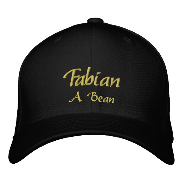 Brodée Fabian Nom Casquette / Casquette (Devant)