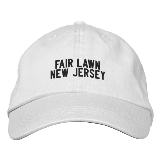 Brodée Fair Lawn New Jersey Casquette (Devant)