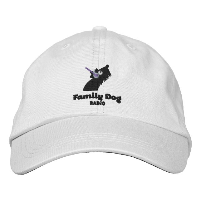 Brodée Family Dog Radio Casquette brodé (Devant)