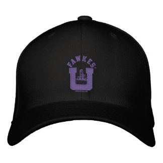 Brodée FawkesU Grey Skyline Casquette de cerveau