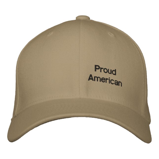 Brodée Fier casquette américain (Devant)