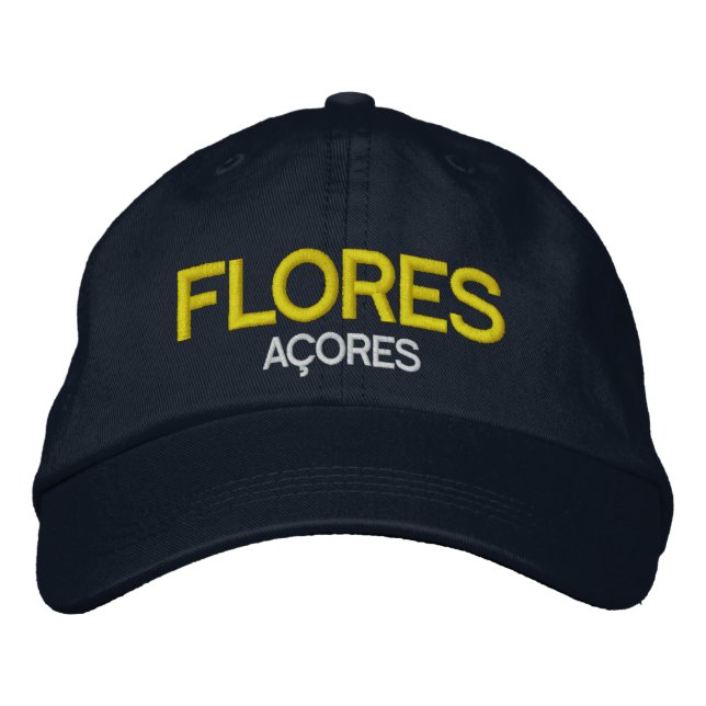Brodée Flores Açores Casquette brodé (Devant)