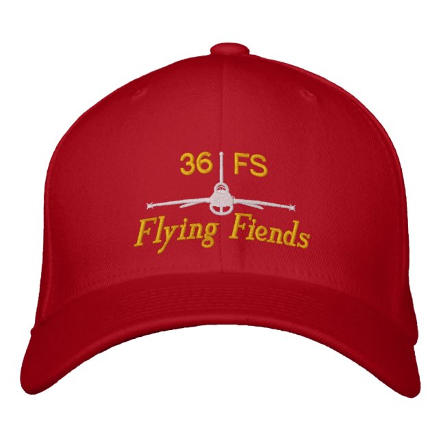 Brodée Flying Fiend Golf Casquette (Devant)
