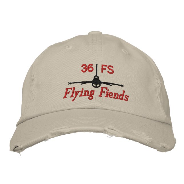 Brodée Flying Fiend Golf Casquette (Devant)