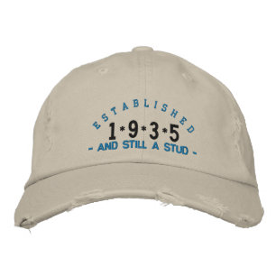 Brodée Fondée en 1935 Casquette de broderie