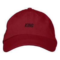 Foulard ROI Rouge Casquette Élégant Visor beau Nic