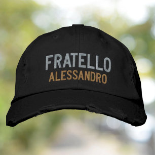 Brodée Fratello (frère) Casquette brodé personnalisé