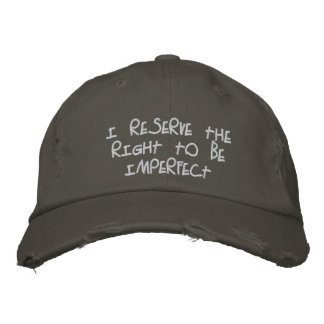 Brodée Funny casquette de baseball casquette imparfait br