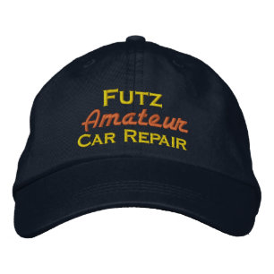 Brodée Futz Amateur Car Care Casquette de baseball brodé