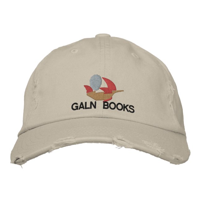 Brodée Galn Books Casquette brodé (Devant)