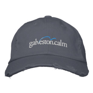 Brodée Galveston.calm : Casquette de l'île de Galveston 