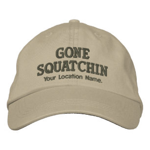 Brodée GONE SQUATCHIN Casquette PersonnaliserEMPLACEMENT