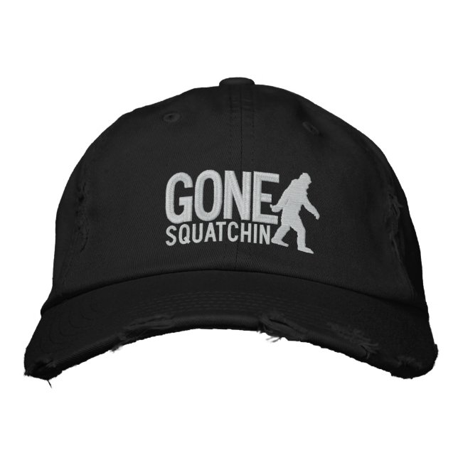 Brodée GONE SQUATCHIN GRAND casquette brodé (Devant)