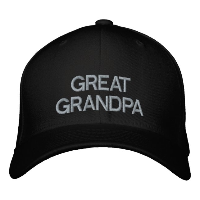 Brodée Grand grand-père casquette brodé (Devant)
