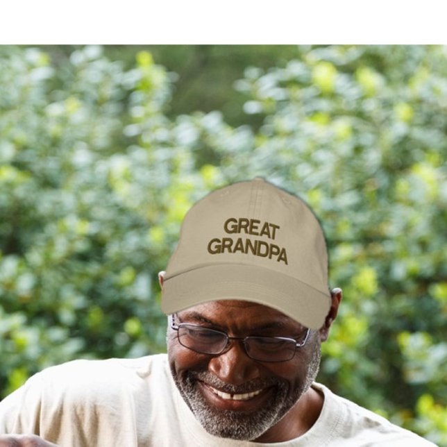Brodée Grand grand-père casquette brodé (Créateur téléchargé)