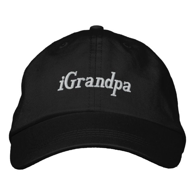 Brodée Grand-père Casquette brodé (Devant)