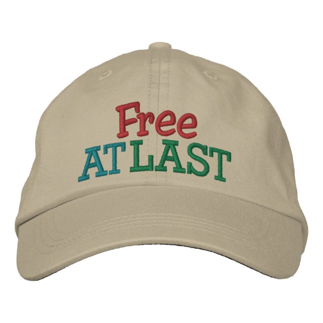 Brodée Gratuit à Dernier ! Casquette par SRF (Devant)