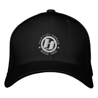 Brodée Hartley Acres / casquette noir