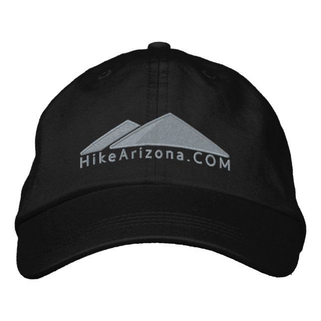 Brodée HikeArizona.COM - Casquette de baseball brodé en p (Devant)