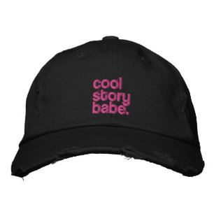Brodée histoire cool bébé brodé casquette