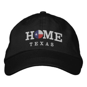 Brodée HOME Texas Black Casquette