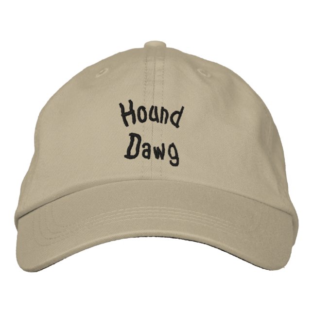Brodée Hound Dawg Funny Casquette brodé (Devant)