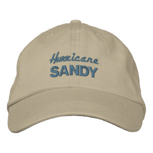 Brodée HURRICANE SANDY casquette