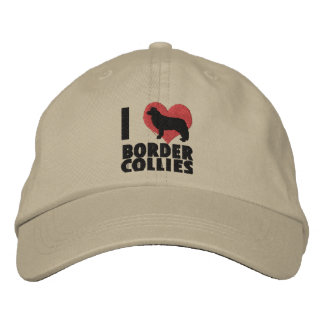 Brodée I Love Border Collies Casquette brodé