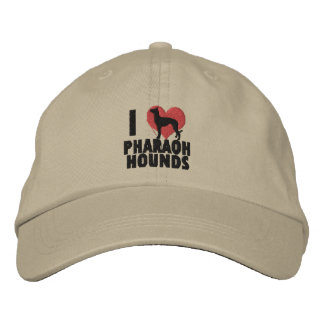 Brodée I Love Pharaoh Hounds Casquette brodé
