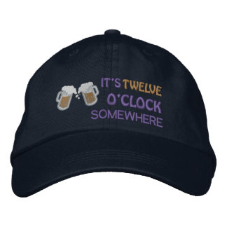 Brodée IL EST MIDI QUELQUE PART Casquette Brodé