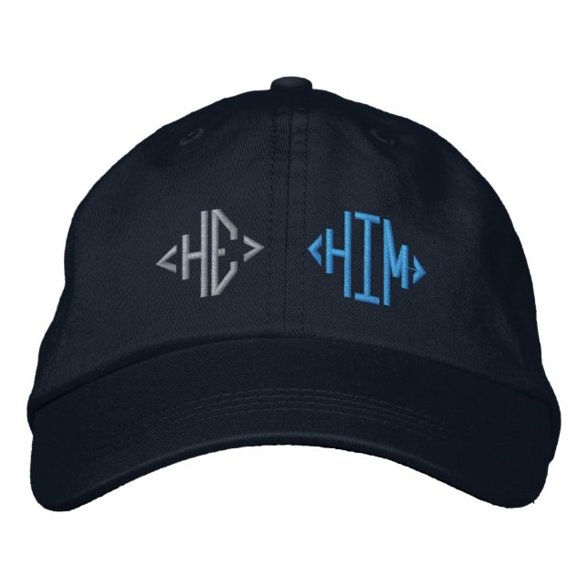 Brodée Il prononce le Casquette brodé trans (Devant)