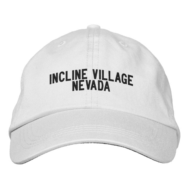 Brodée Incline Village Nevada Casquette (Devant)