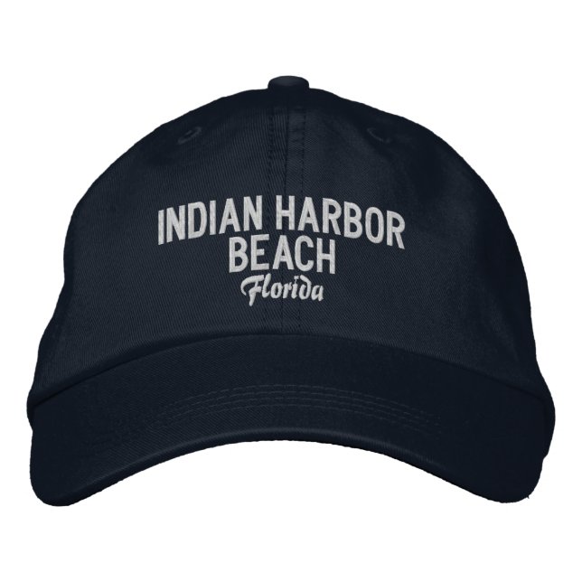 Brodée Indian Harbour Beach Floride Casquette brodé (Devant)