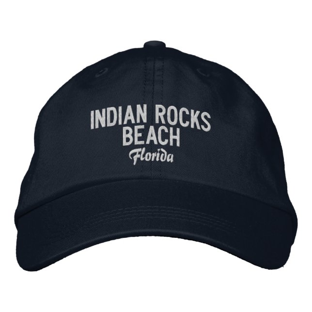 Brodée Indian Rocks Beach Floride Casquette brodé (Devant)