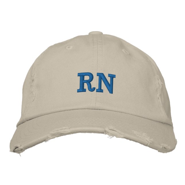 Brodée Infirmière inscrite Casquette de baseball brodé (Devant)