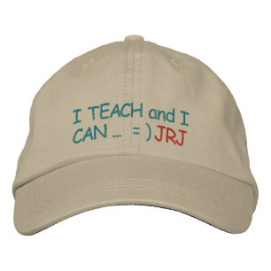 Brodée Initialisez votre Casquette "Enseignants CAN" - SR