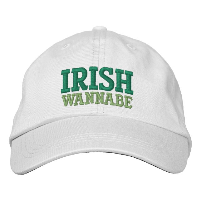 BRODÉE IRLANDE WANNABE BASEBALL CASQUETTE EMBROIDÉE (Devant)