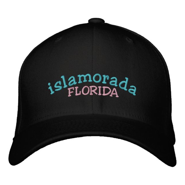 Brodée islamorada florida casquette (Devant)