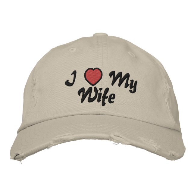 Brodée J'Aime Mon Casquette (Devant)