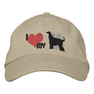 Brodée J'aime mon Casquette brodé à la hache afghane