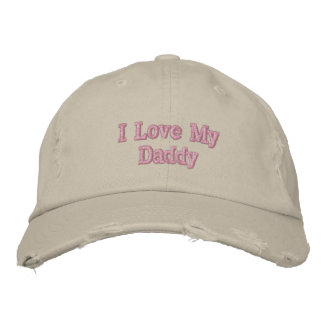 Brodée J'aime mon père casquette