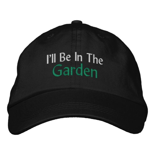 Brodée Jardinage Casquette de baseball brodé (Devant)