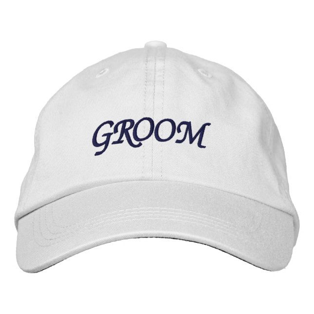 Brodée Je suis le Casquette réglable Groom (Devant)