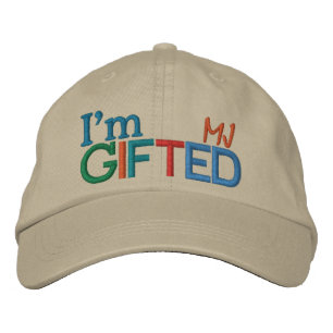 Brodée Je suis un Casquette DONNÉ