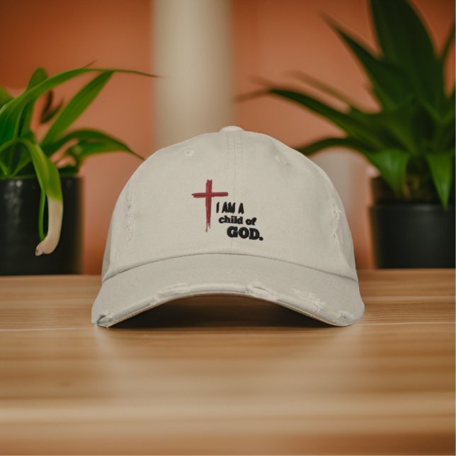 Brodée Je suis un enfant de Dieu Casquette brodé (Créateur téléchargé)