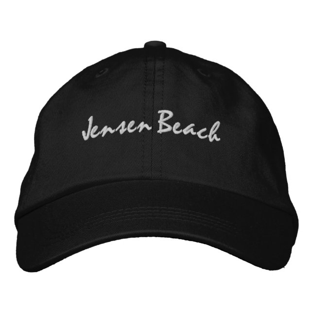 Brodée Jensen Beach Floride Casquette de baseball brodé (Devant)